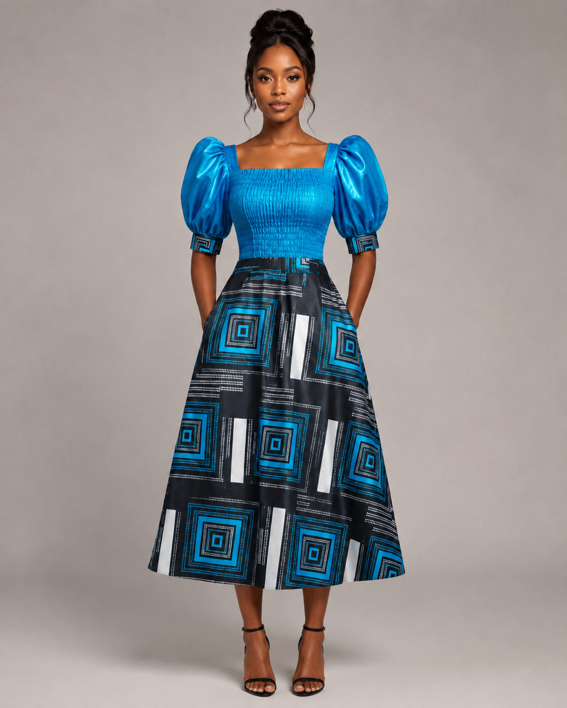 Blue Village Cloth dress